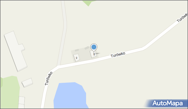 Turówko, Turówko, 8, mapa Turówko