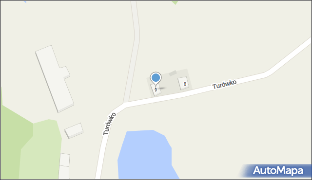Turówko, Turówko, 9, mapa Turówko