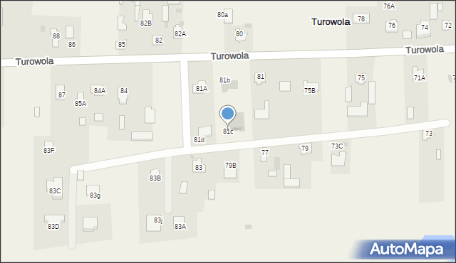 Turowola, Turowola, 81c, mapa Turowola