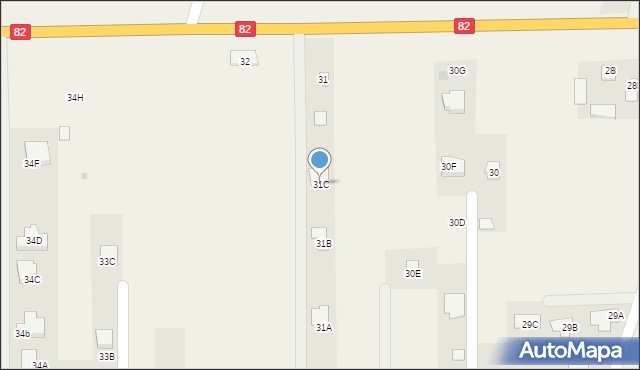 Turowola-Kolonia, Turowola-Kolonia, 31C, mapa Turowola-Kolonia