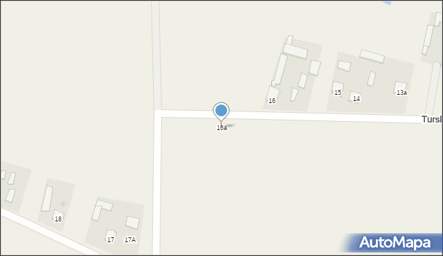 Tursk, Tursk, 16a, mapa Tursk