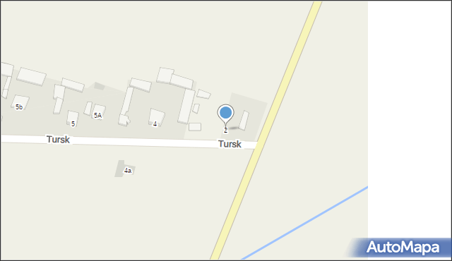 Tursk, Tursk, 2, mapa Tursk