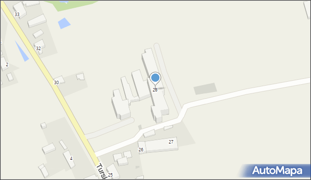 Tursk, Tursk, 28, mapa Tursk