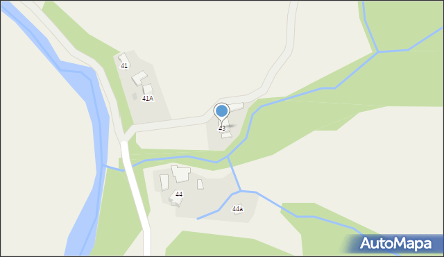 Tursko, Tursko, 43, mapa Tursko