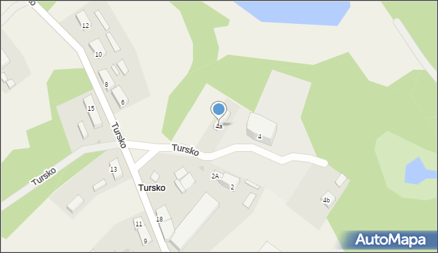 Tursko, Tursko, 4a, mapa Tursko