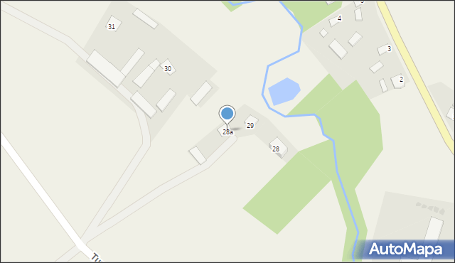 Turza Wielka, Turza Wielka, 28a, mapa Turza Wielka