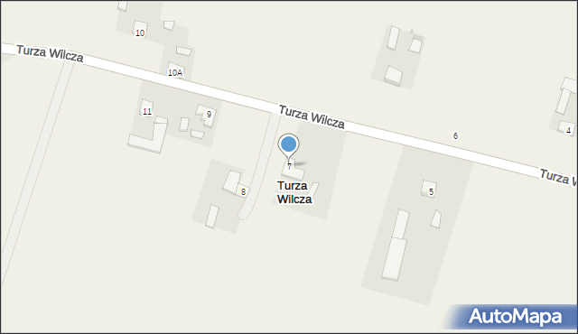 Turza Wilcza, Turza Wilcza, 7, mapa Turza Wilcza