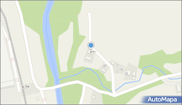 Turzańsk, Turzańsk, 9, mapa Turzańsk