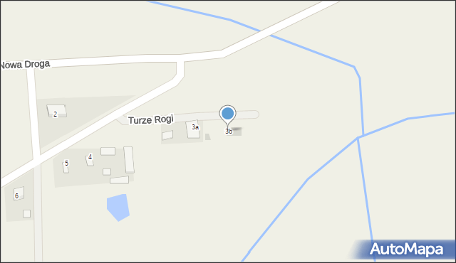 Turze Rogi, Turze Rogi, 3b, mapa Turze Rogi
