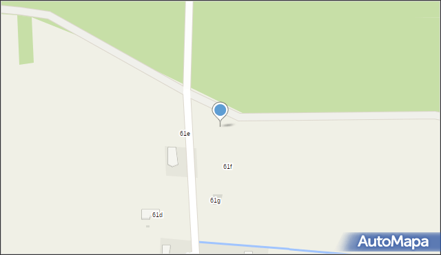 Turze Rogi, Turze Rogi, 61k, mapa Turze Rogi