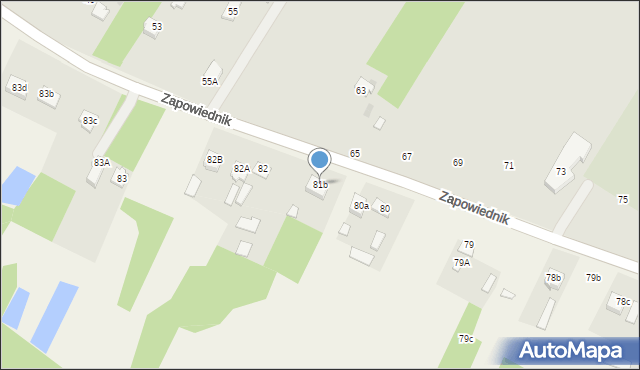 Turze Rogi, Turze Rogi, 81b, mapa Turze Rogi