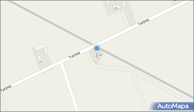 Turzno, Turzno, 21, mapa Turzno