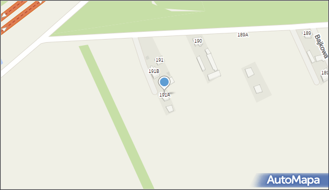 Turzyn, Turzyn, 191A, mapa Turzyn