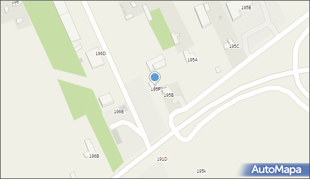 Turzyn, Turzyn, 195F, mapa Turzyn