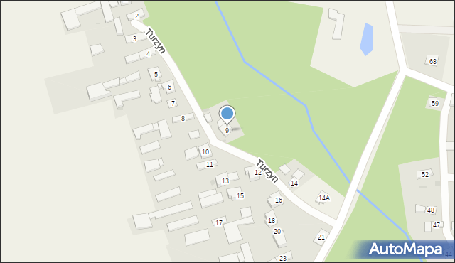 Turzyn, Turzyn, 9, mapa Turzyn