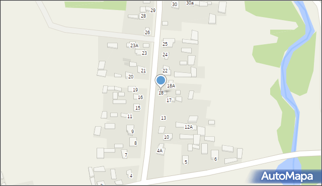 Turzyniec, Turzyniec, 18, mapa Turzyniec