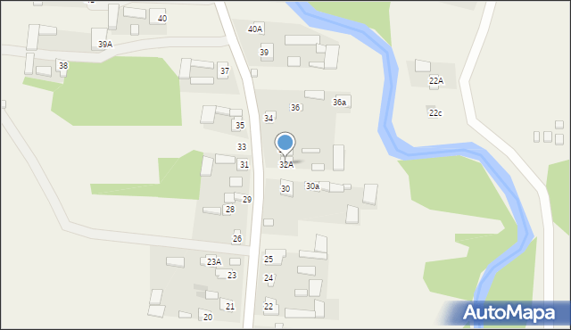 Turzyniec, Turzyniec, 32A, mapa Turzyniec