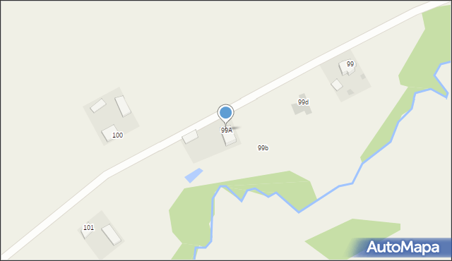 Tuszewo, Tuszewo, 99A, mapa Tuszewo