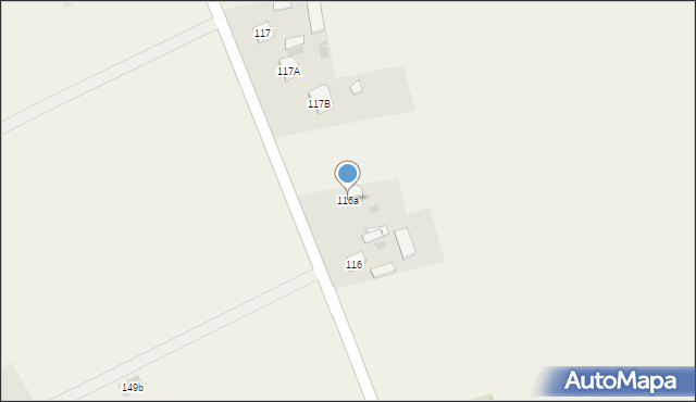 Tuszów, Tuszów, 116a, mapa Tuszów