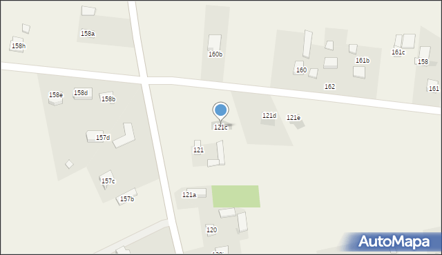 Tuszów, Tuszów, 121c, mapa Tuszów