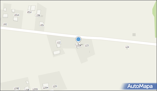 Tuszów, Tuszów, 122a, mapa Tuszów