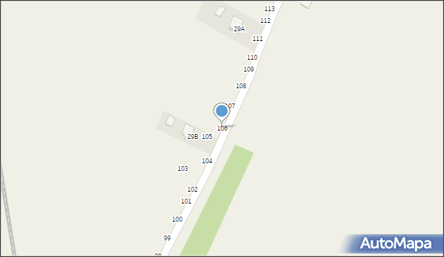 Tuszów Mały, Tuszów Mały, 106, mapa Tuszów Mały