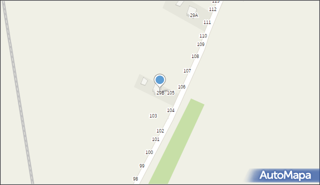 Tuszów Mały, Tuszów Mały, 29B, mapa Tuszów Mały