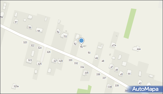 Tuszów Mały, Tuszów Mały, 51, mapa Tuszów Mały