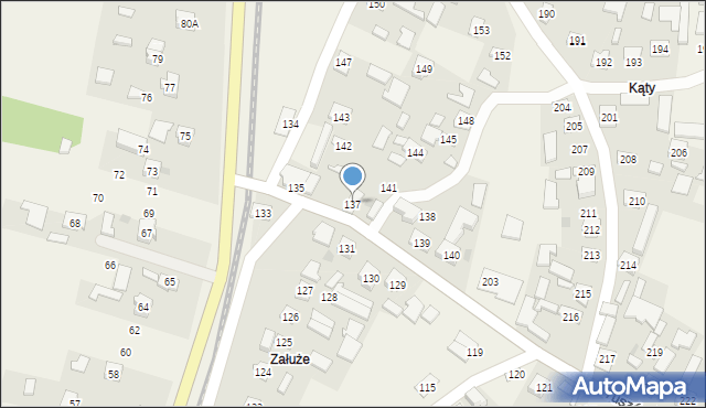 Tuszów Narodowy, Tuszów Narodowy, 137, mapa Tuszów Narodowy