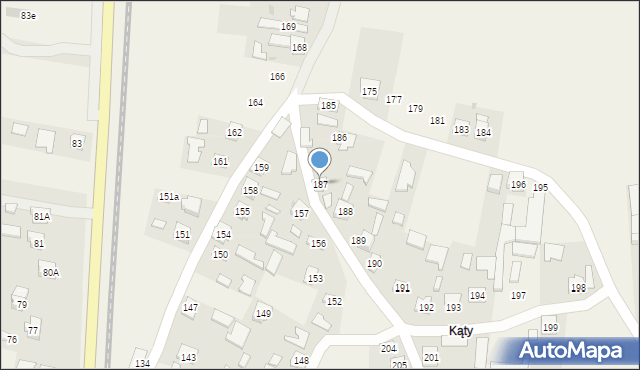 Tuszów Narodowy, Tuszów Narodowy, 187, mapa Tuszów Narodowy