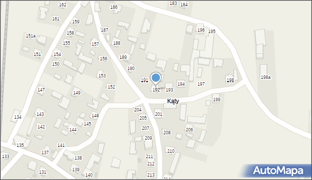 Tuszów Narodowy, Tuszów Narodowy, 192, mapa Tuszów Narodowy