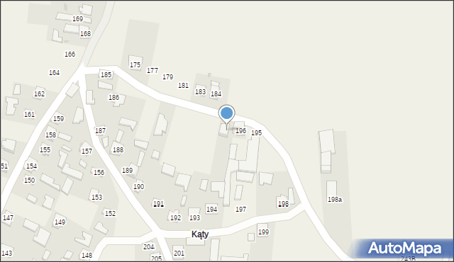 Tuszów Narodowy, Tuszów Narodowy, 196a, mapa Tuszów Narodowy