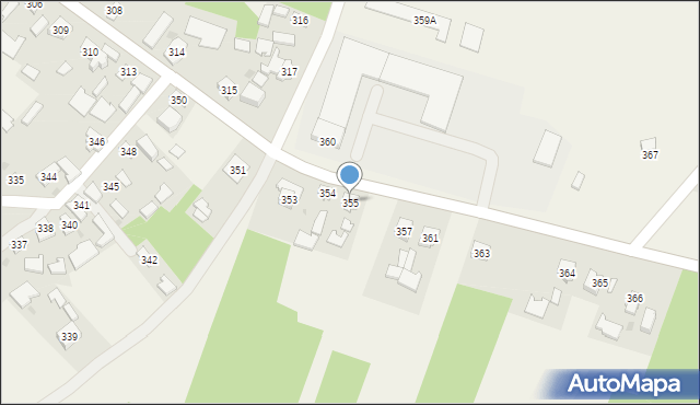 Tuszów Narodowy, Tuszów Narodowy, 355, mapa Tuszów Narodowy