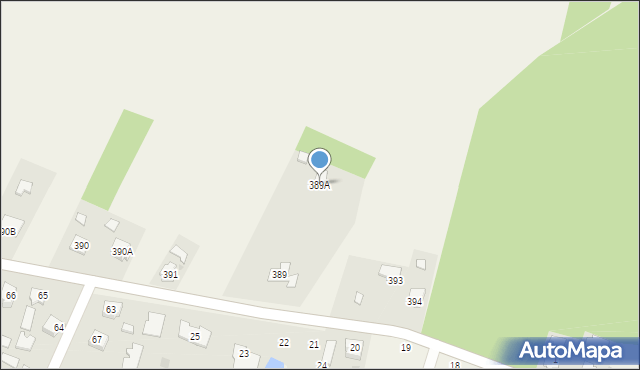 Tuszów Narodowy, Tuszów Narodowy, 389A, mapa Tuszów Narodowy