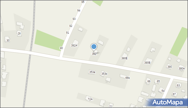 Tuszów Narodowy, Tuszów Narodowy, 392, mapa Tuszów Narodowy