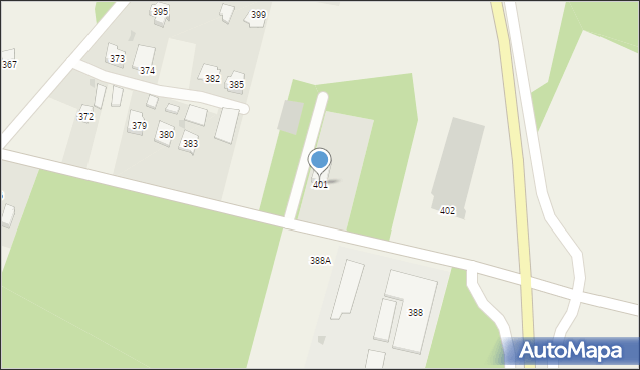 Tuszów Narodowy, Tuszów Narodowy, 401, mapa Tuszów Narodowy