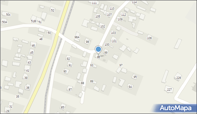 Tuszów Narodowy, Tuszów Narodowy, 96, mapa Tuszów Narodowy