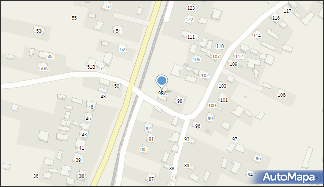 Tuszów Narodowy, Tuszów Narodowy, 98A, mapa Tuszów Narodowy