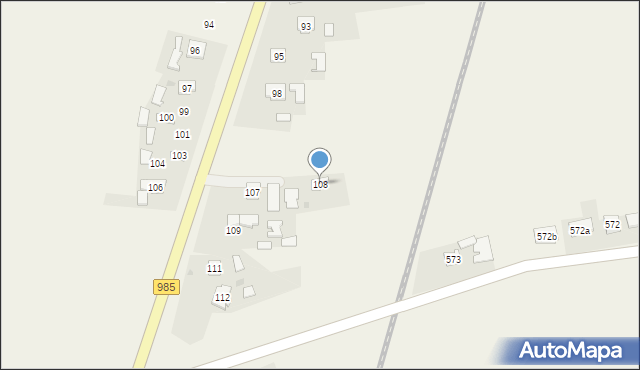 Tuszyma, Tuszyma, 108, mapa Tuszyma