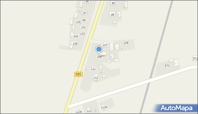 Tuszyma, Tuszyma, 109, mapa Tuszyma