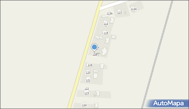 Tuszyma, Tuszyma, 118, mapa Tuszyma