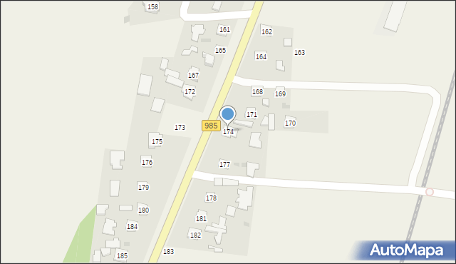 Tuszyma, Tuszyma, 174, mapa Tuszyma