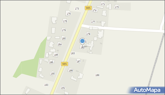 Tuszyma, Tuszyma, 182, mapa Tuszyma