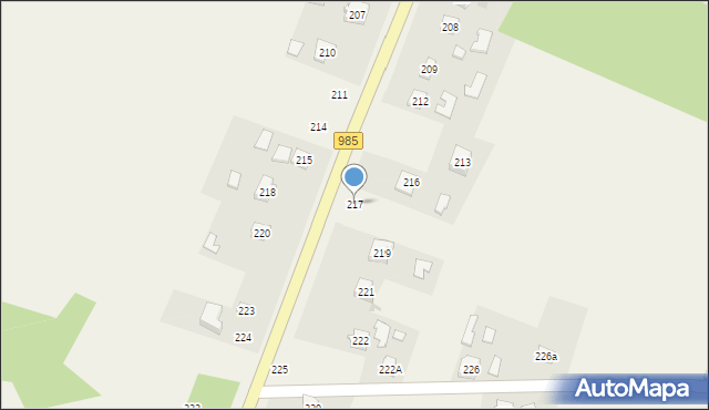 Tuszyma, Tuszyma, 217, mapa Tuszyma