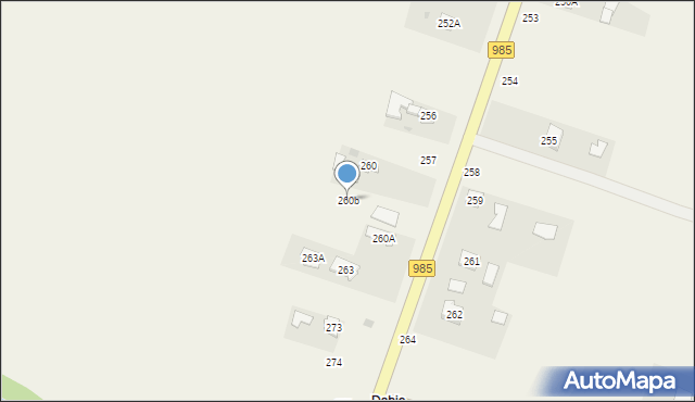 Tuszyma, Tuszyma, 260b, mapa Tuszyma