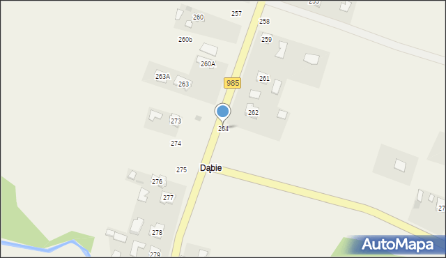Tuszyma, Tuszyma, 264, mapa Tuszyma