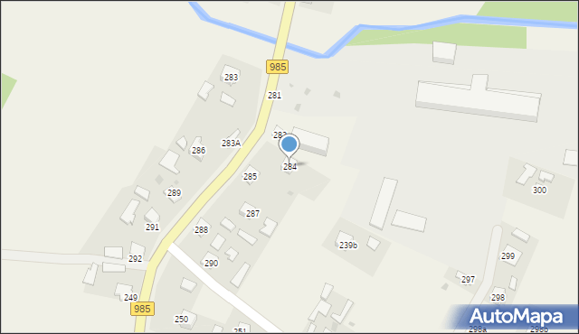 Tuszyma, Tuszyma, 284, mapa Tuszyma