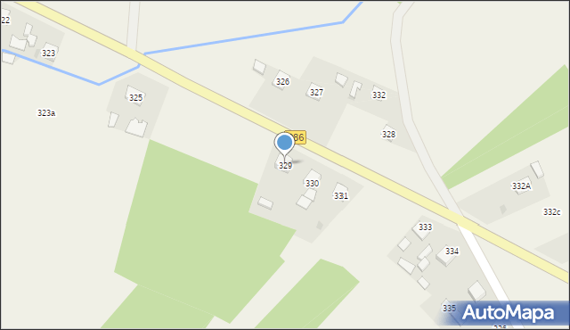 Tuszyma, Tuszyma, 329, mapa Tuszyma