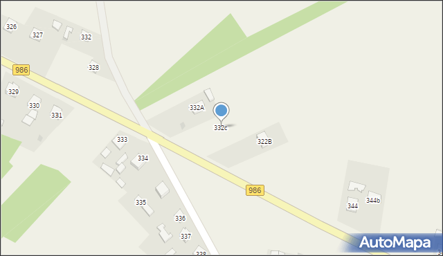 Tuszyma, Tuszyma, 332c, mapa Tuszyma