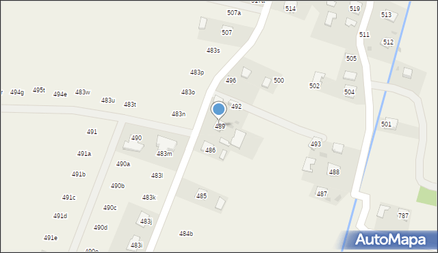 Tuszyma, Tuszyma, 489, mapa Tuszyma